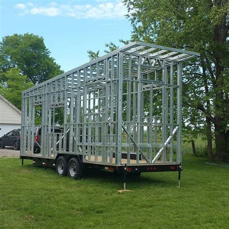 metal tiny house frame|metal framing for tiny house.